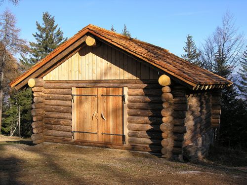 Blochhaus, Heuhütte